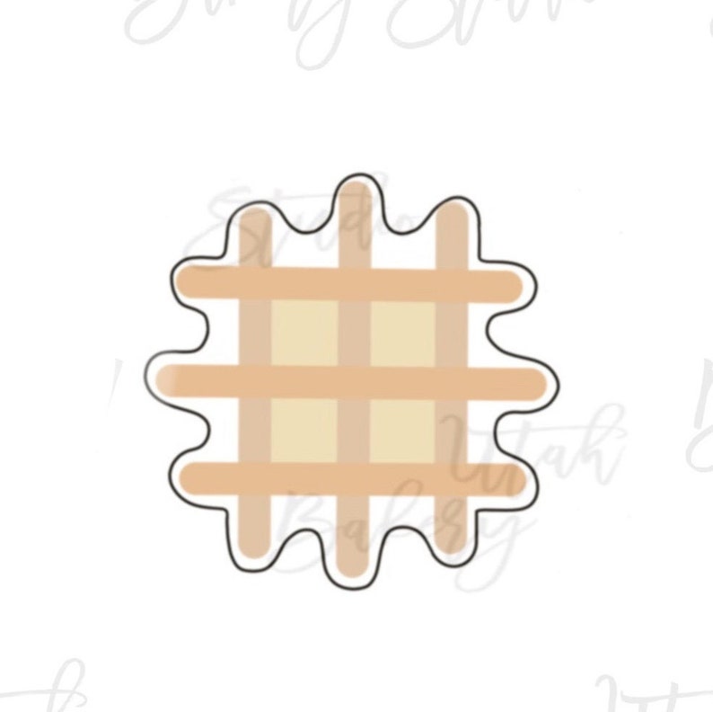 Waffle Frys Fries Cookie Cutter Etsy Sweden