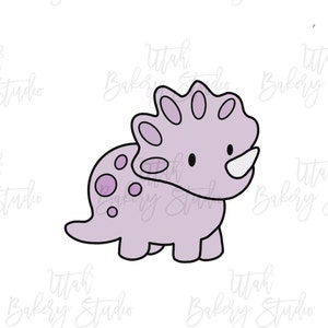 Triceratops Dinosaur Cookie Cutter