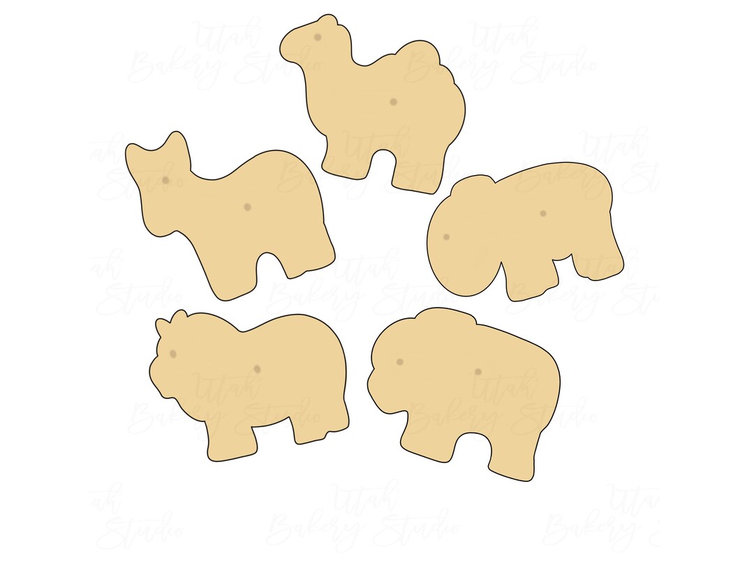 Animal Crackers Cookie Cutter Set Etsy