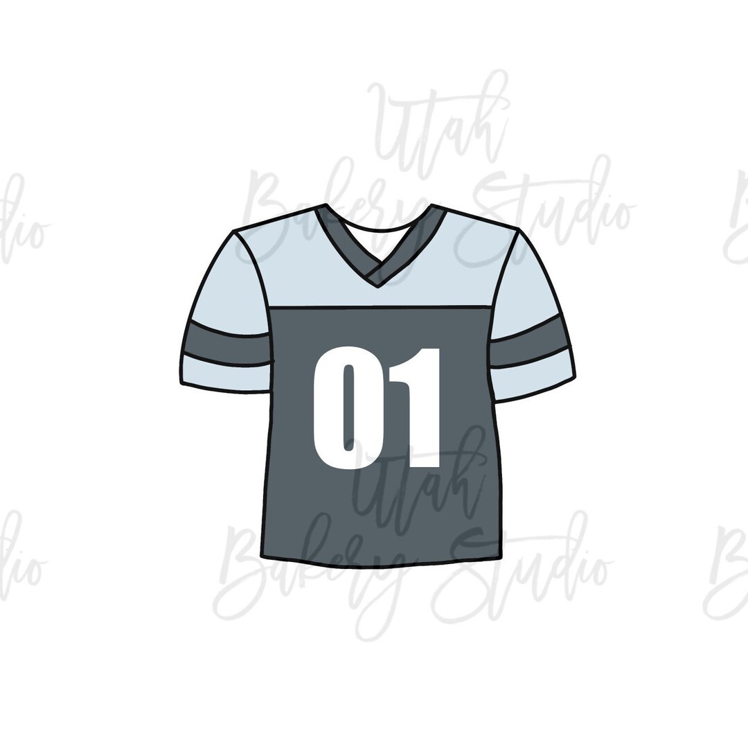 Football or Soccer Jersey Cookie Cutter Etsy