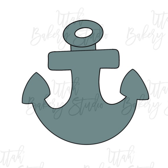 Large anchor 2024 cookie cutter