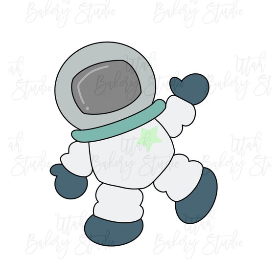 Cute Chubby Astronaut Cookie Cutter