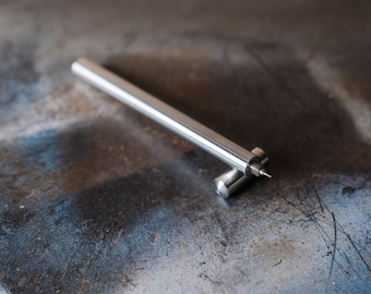ATELEIA Stainless Steel Pen (accepts Rollerball, Ballpoint, Fineliner and Gel Pen refills)
