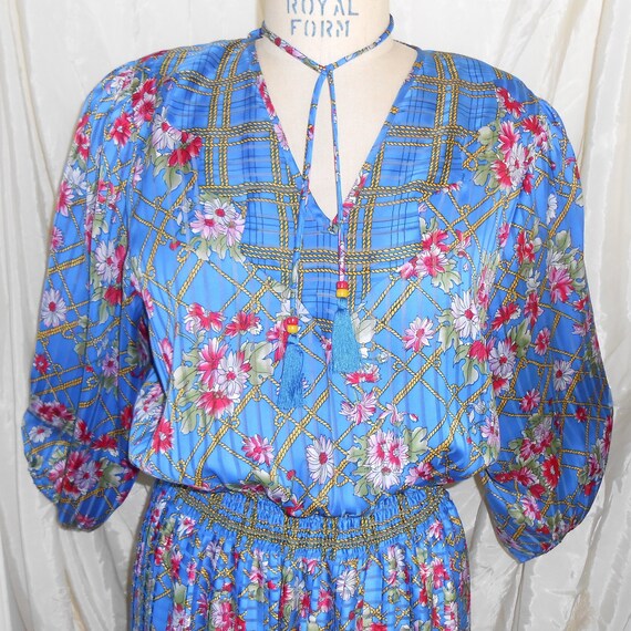 2 Piece Outfit 80s Diane Freis Original Dress & Ja