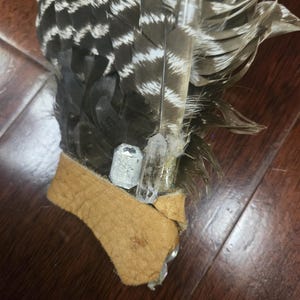 Turkey Feather Sage Smudger and Powwow dance feathers