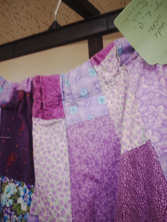 handmade patchwork skirt - image 3