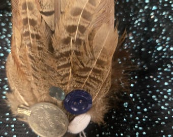 Pheasant Hair Clip