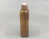 N04025 Chinese Natural Agate Snuff Bottle
