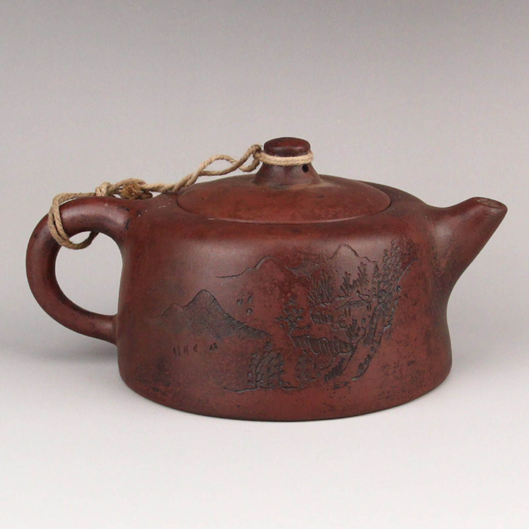 N639 Vintage Chinese Yixing Zisha Clay Teapot Etsy