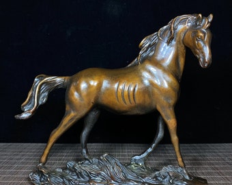N1549 Chinesische Kupfer-Pferdestatue