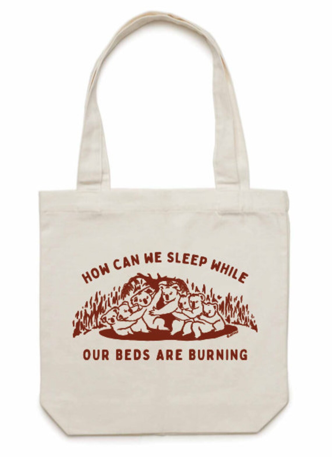 How can we sleep while our beds are burning tote bag Etsy