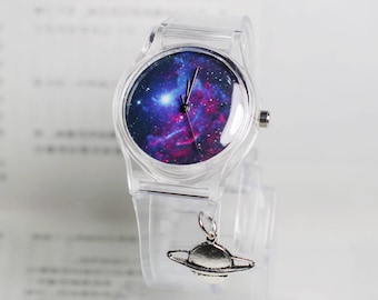 Starry sky,space watch,little star,Sky Full of Stars, Wrist watch, Women watch, Birthday gift, Special gift, valentine’s gift