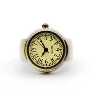 Arabic Number Ring watch, finger ring watch, vintage ring,adjust ring,unisex Watch,Birthday gift, special gift, valentine’s gift