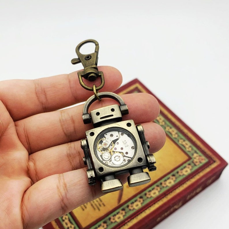 Robot keychain, Birthday gift, special gift,valentines gift,Christmas gift image 6