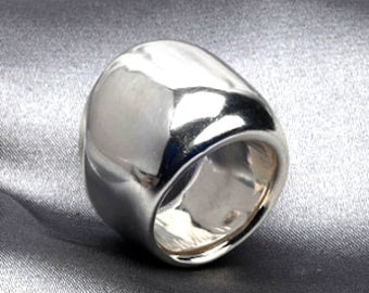 Special order for Don - Wide silver band ring - trending jewelry