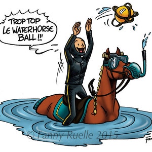 Carte postale "WaterHorseBall"