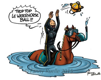 Postcard "WaterHorseBall"