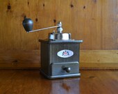 Later Model Zassenhaus Dark Stained Coffee Grinder Mill Burr Style