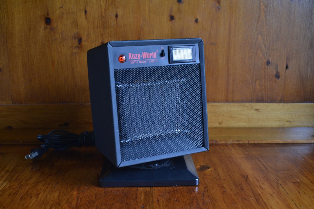 Mini Heater by kozy World With Night Light Model KW4330 in Mint