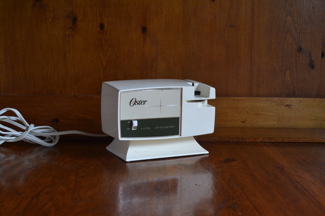 Vintage Oster Electric Knife Sharpener Made in USA Working Etsy
