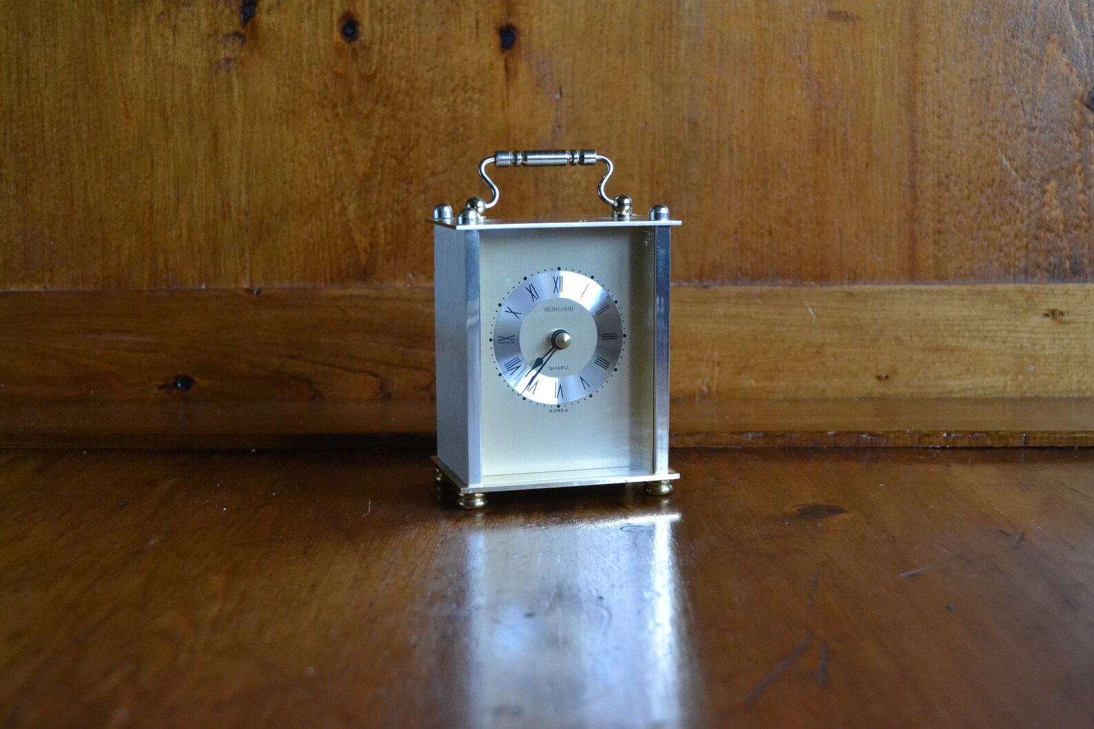 Quartz Clock by Heirloom Battery Powered Brass Etsy