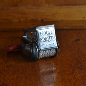 Vintage Mouli Grater / French Kitchenalia Cheese /wax /soap Grater