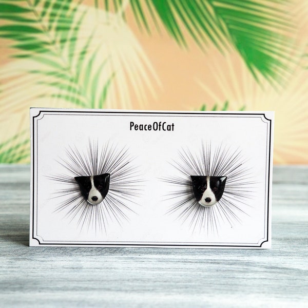 border collie gift , collie jewelry , collie earrings