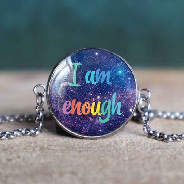i am enough , you are enough , mantra bracelet , affirmation bracelet , affirmation jewelry , inspiration bracelet