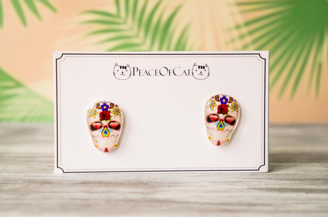 Skull Jewelry , Day of the Dead , Dia De Los Muertos , Sugar Skull ...
