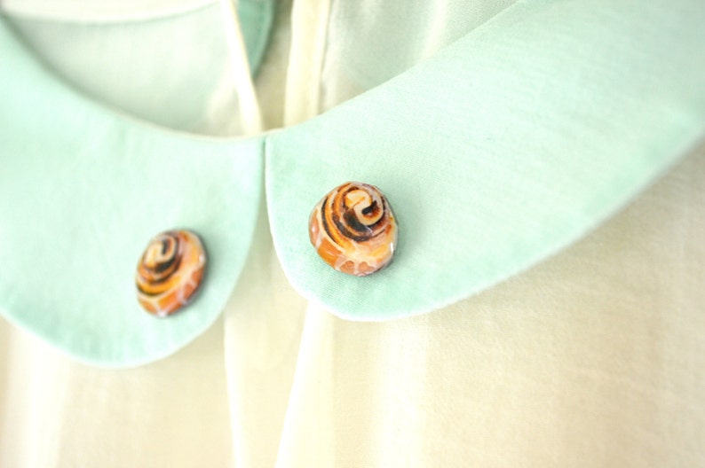 Cinnamon bun jewelry cinnamon roll gift food jewelry Etsy