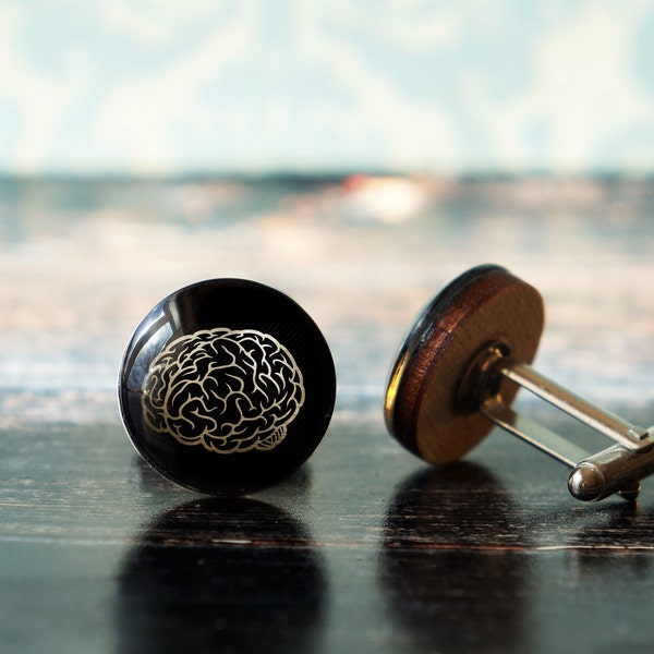 medical cufflinks , science cufflinks , doctor gifts , anatomy cuff links , anatomical brain , doctor cuff links