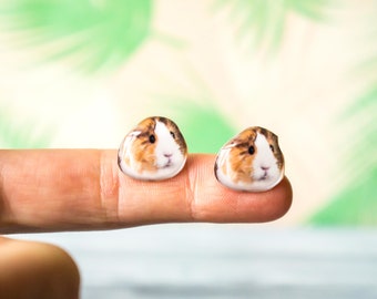 guinea pig lover , guinea pig gifts , guinea pig jewelry , guinea pig studs , guinea pig jewellery , cute guinea pig gift