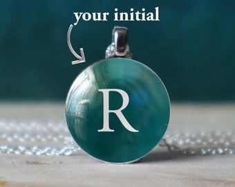 initial necklace , letter necklace , initial jewelry , monogram necklace , initial pendant , two initial necklace