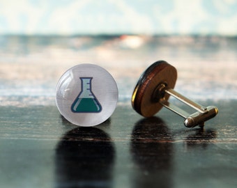 scientist gift , chemistry graduate , science teacher gift , scientist gift , chemistry cufflinks , scientist cufflinks , physics cufflinks