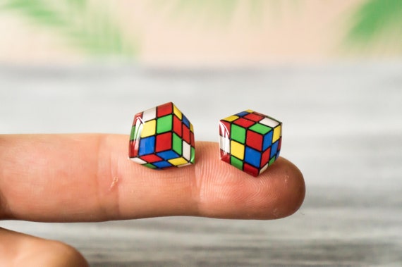 Resin Pendant Accessories, Rubik Cube Pendant, Rubik Cube Jewelry