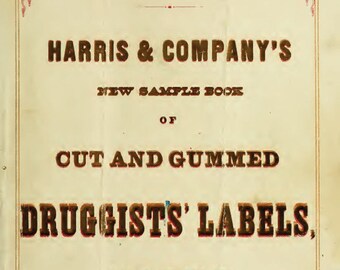 Printable vintage apothecary labels
