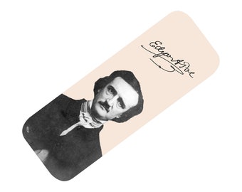 Edgar Allan Poe signature bookmark