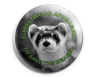 Twin Peaks: Save the pine weasel (Badge, magnet & mirror)