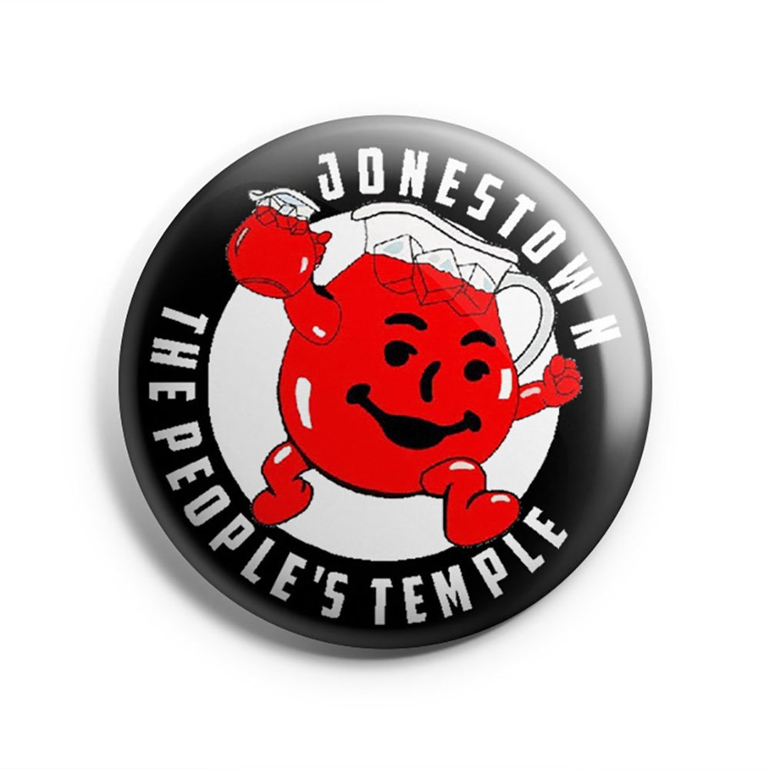 Jonestown koolaid Cult badge & Mirror Etsy