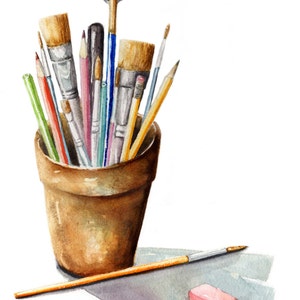 Watercolor Art Supplies Painting / Paint Brushes / Art Tools 