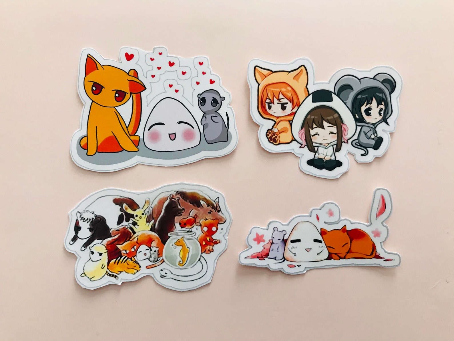 Fruits Basket stickers handmade handmade stickers anime manga Etsy