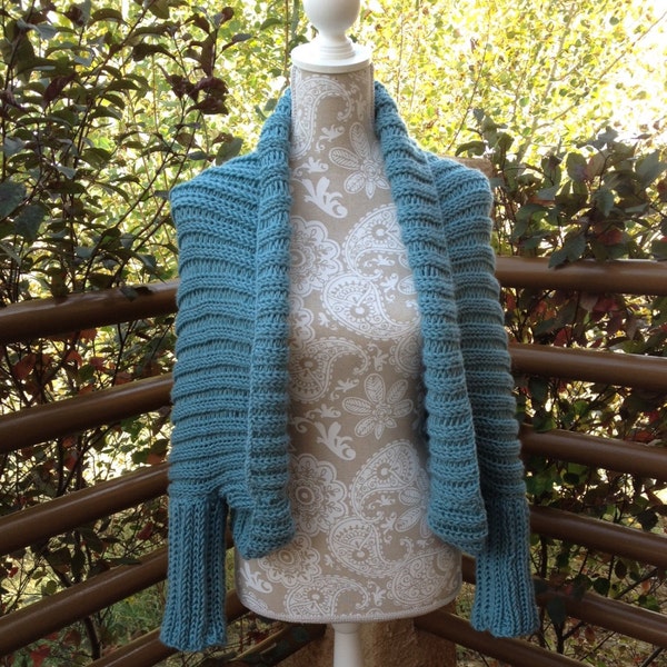 Sweater Shrug - a loom knit pattern