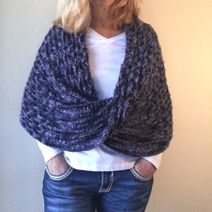 Black Forest Wrap Loom Knit Pattern - Etsy