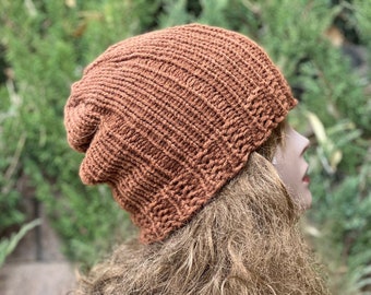 Greenhorn Mountain Hat -- a loom knit pattern