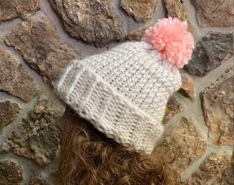 Mount Princeton Hat  --  a loom knit pattern