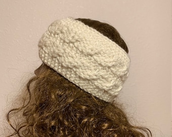 Cabled Headband -- a loom knit pattern