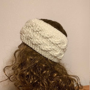 Cabled Headband -- a loom knit pattern