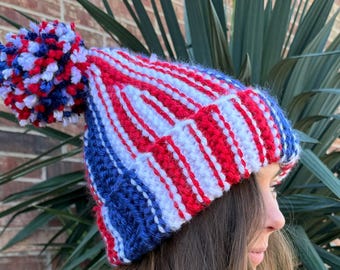 Lainey's Hat -- a loom knit pattern