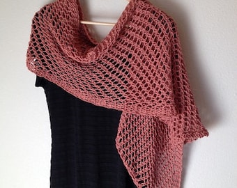 Lattice Stitch Shawl - a loom knit pattern