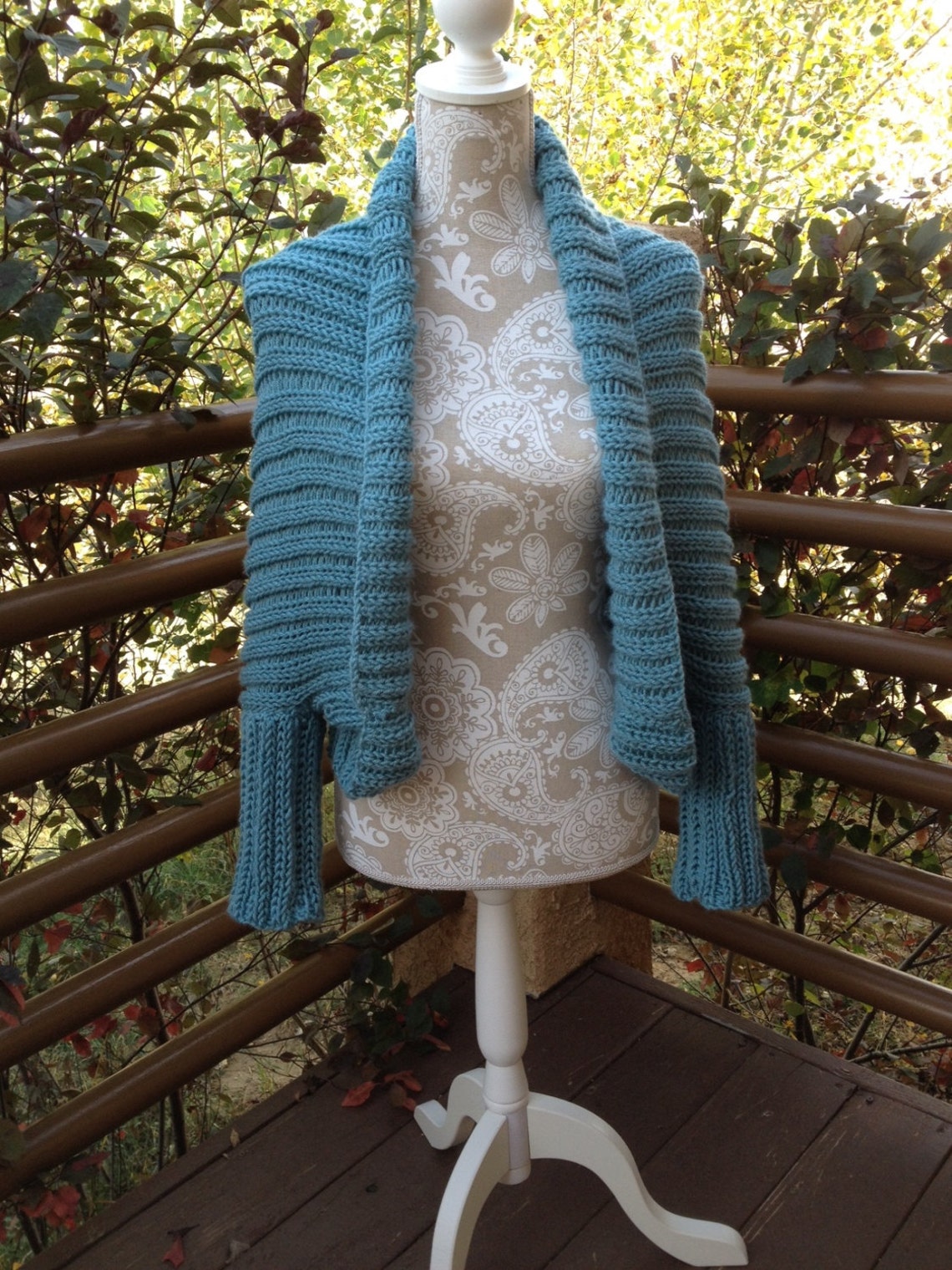 Sweater Shrug a Loom Knit Pattern Etsy